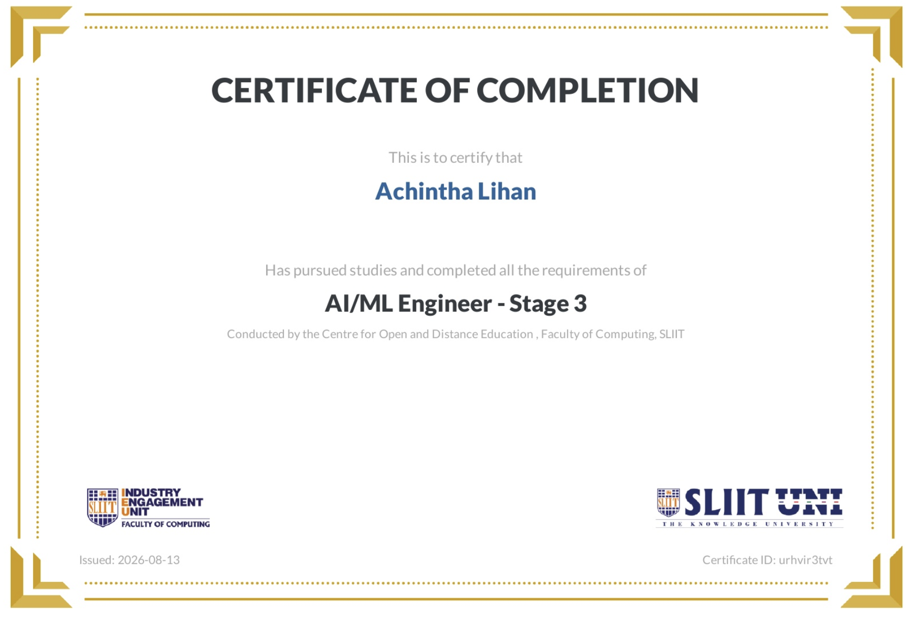 AI/ML Engineer Stage 3